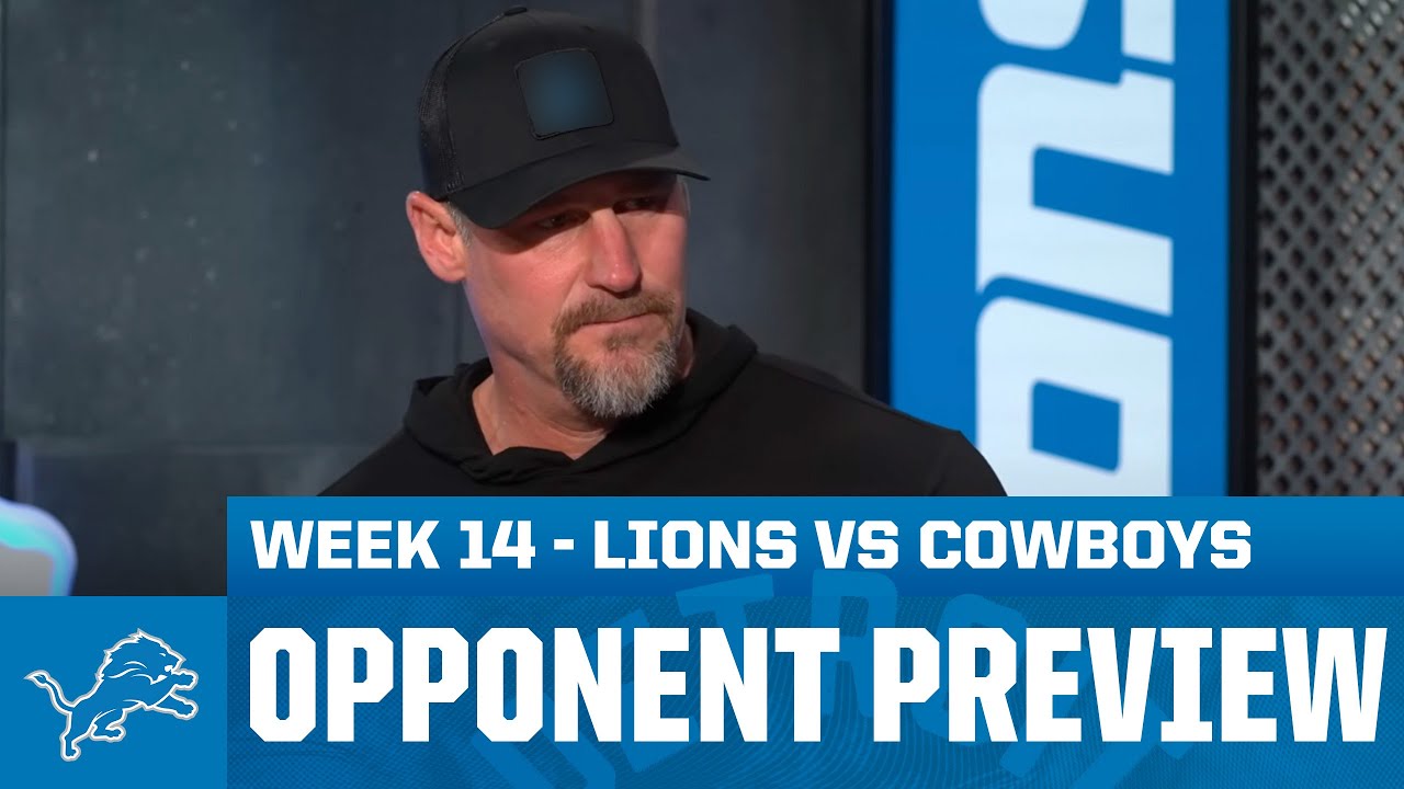 Dan Campbell previews Lions vs Cowboys | 2025 Week 14 Opponent Preview Dan Campbell previews Lions vs Cowboys | 2025 Week 14 Opponent Preview