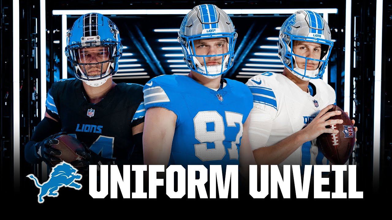 Detroit Lions unveil new uniforms Detroit Lions unveil new uniforms