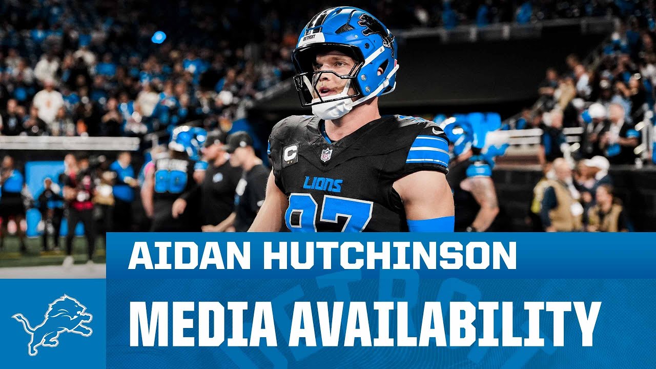 Aidan Hutchinson Contract Extension Press Conference | Oct. 30, 2025 Aidan Hutchinson Contract Extension Press Conference | Oct. 30, 2025