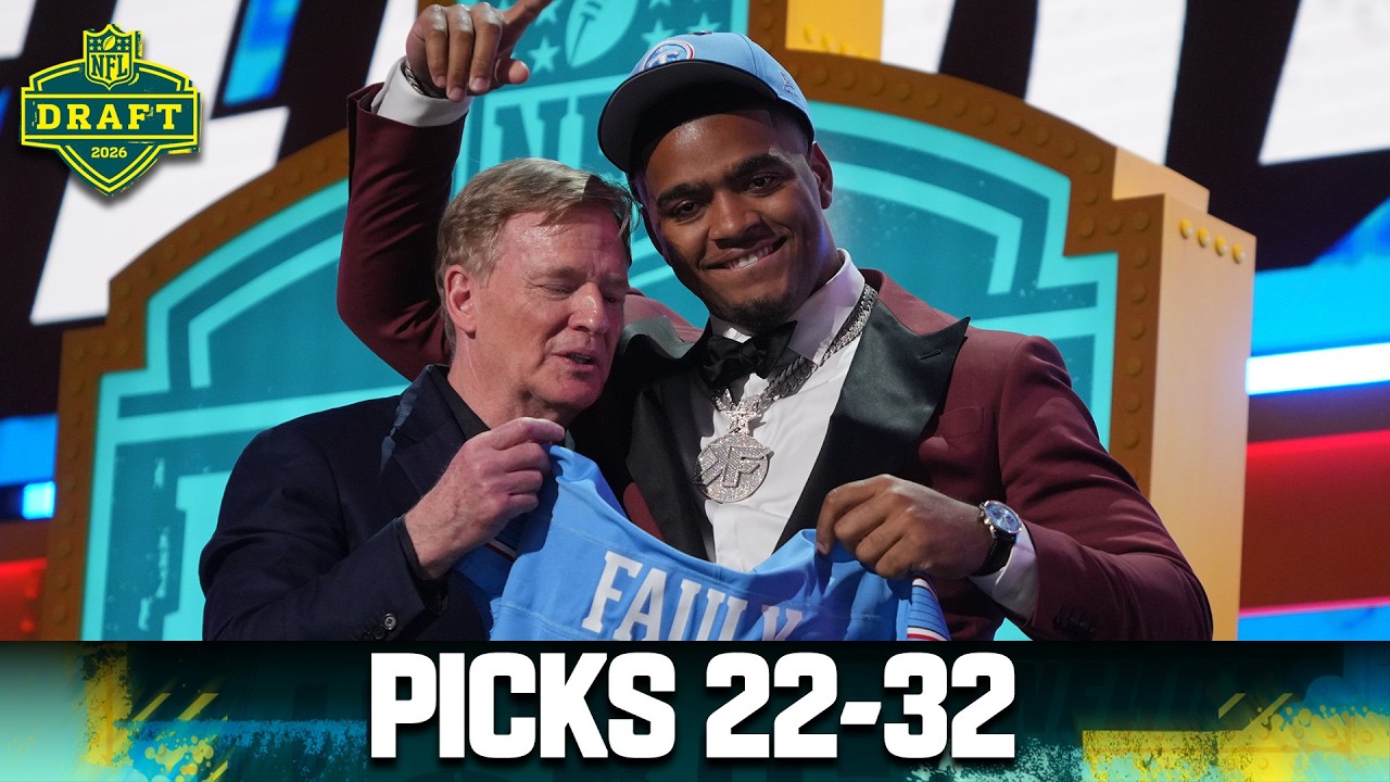 Picks 22-32: Jets make their 3rd pick of the night | 2026 NFL Draft Picks 22-32: Jets make their 3rd pick of the night | 2026 NFL Draft