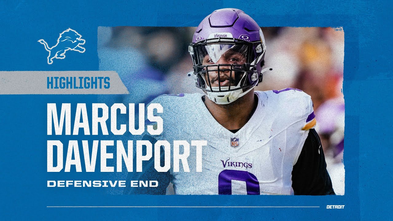 Marcus Davenport Highlights | Detroit Lions Marcus Davenport Highlights | Detroit Lions
