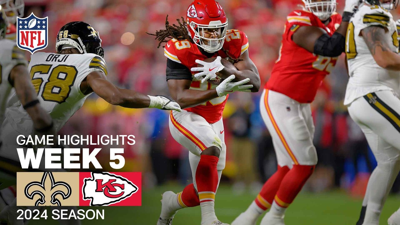 New Orleans Saints vs. Kansas City Chiefs Game Highlights | NFL 2024 Week 5 New Orleans Saints vs. Kansas City Chiefs Game Highlights | NFL 2024 Week 5