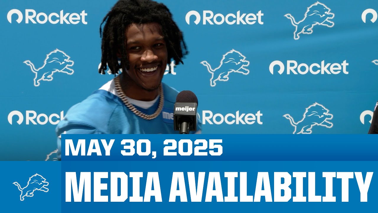Detroit Lions players meet with the media | May 30, 2025 Detroit Lions players meet with the media | May 30, 2025