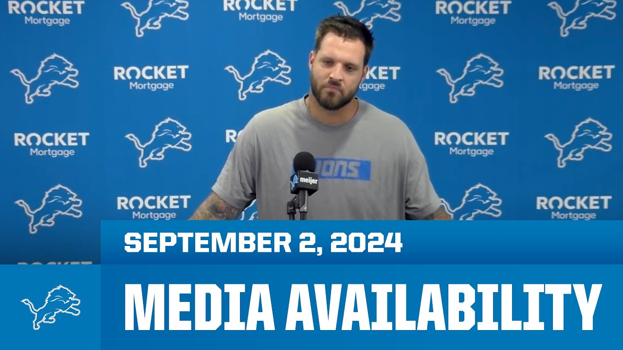 Detroit Lions players meets with the media on September 2 | 2024 post practice availability Detroit Lions players meets with the media on September 2 | 2024 post practice availability