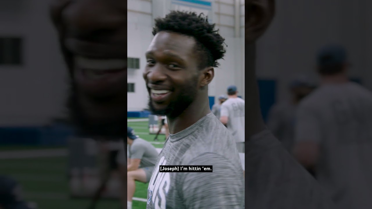 Lions blow off some Training Camp steam with a Fowling Tournament | Detroit Lions #shorts Lions blow off some Training Camp steam with a Fowling Tournament | Detroit Lions #shorts