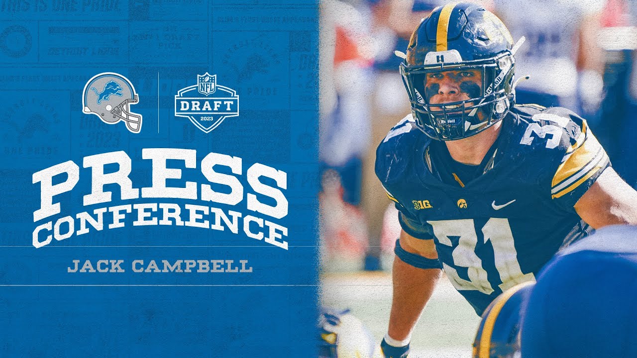 Jack Campbell speaks to the media on April 27 Jack Campbell speaks to the media on April 27