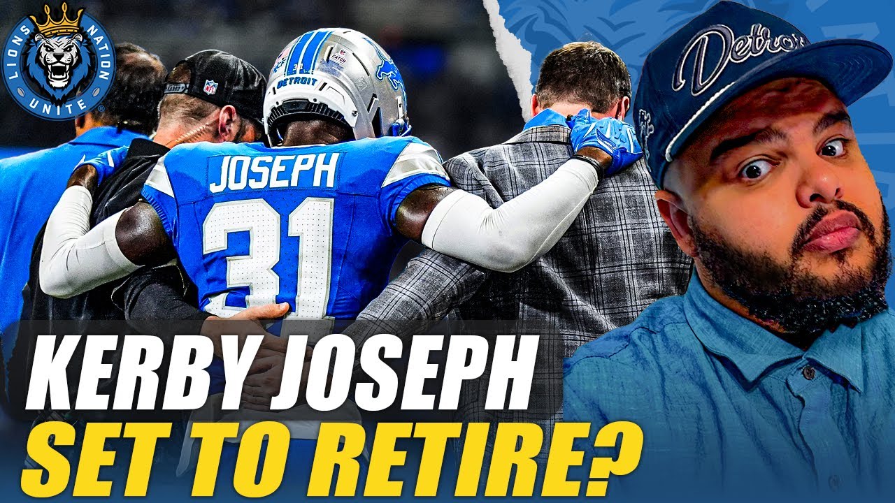 Detroit Lions S Kerby Joseph Retirement Rumors!? Detroit Lions S Kerby Joseph Retirement Rumors!?