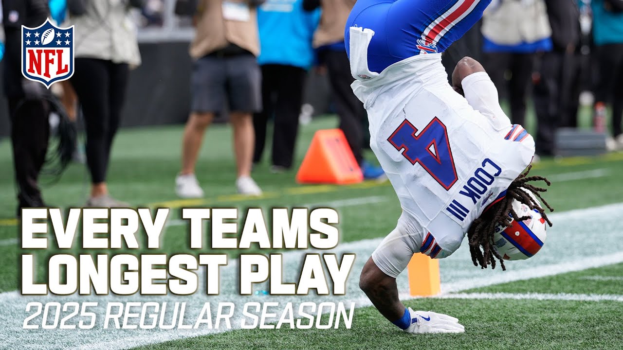 Every Teams’ Longest Play | 2025 Regular Season Every Teams’ Longest Play | 2025 Regular Season