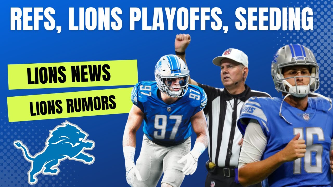 Detroit Lions News: Lions Playoff Seeding, Lions STILL Have A Shot at 2 Seed, Lions Screwed By Refs Detroit Lions News: Lions Playoff Seeding, Lions STILL Have A Shot at 2 Seed, Lions Screwed By Refs