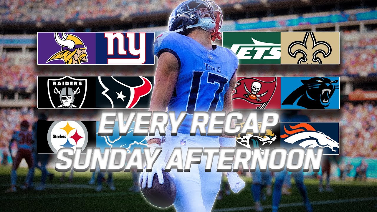 Every Recap from Sunday Afternoon | 2025 NFL Season Week 16 Every Recap from Sunday Afternoon | 2025 NFL Season Week 16