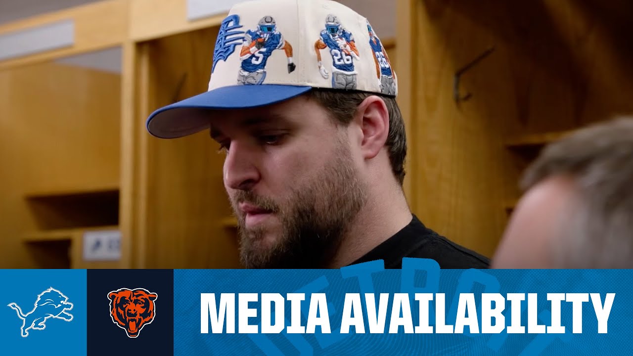 Detroit Lions players meet with media | 2025 NFL Regular Season Week 18: Lions at Bears Detroit Lions players meet with media | 2025 NFL Regular Season Week 18: Lions at Bears