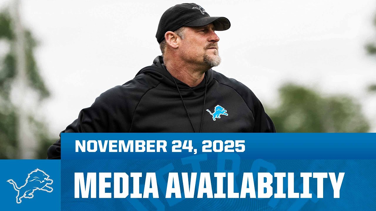 Dan Campbell Press Conference | Nov. 24, 2025 Dan Campbell Press Conference | Nov. 24, 2025