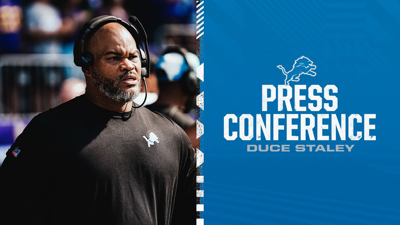 Duce Staley meets with the media on January 6 Duce Staley meets with the media on January 6