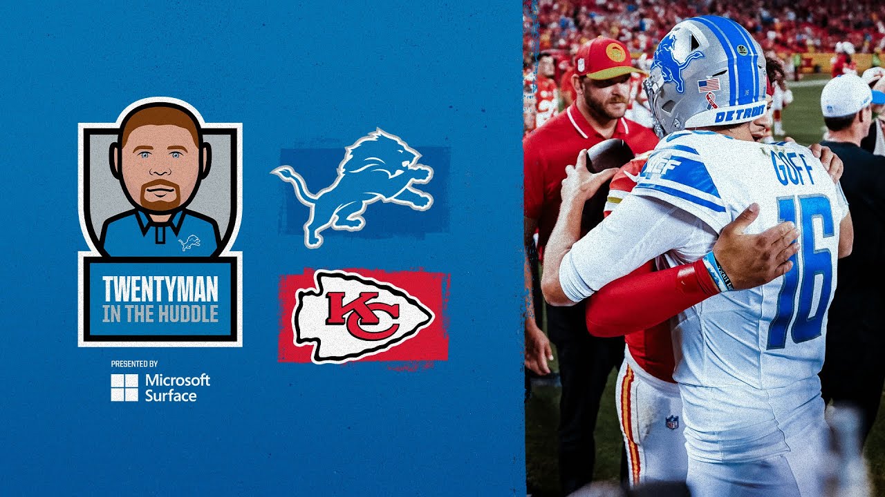 Lions beat Chiefs 21-20 in NFL Kickoff Game | Twentyman in the Huddle postgame breakdown 2023 Week 1 Lions beat Chiefs 21-20 in NFL Kickoff Game | Twentyman in the Huddle postgame breakdown 2023 Week 1