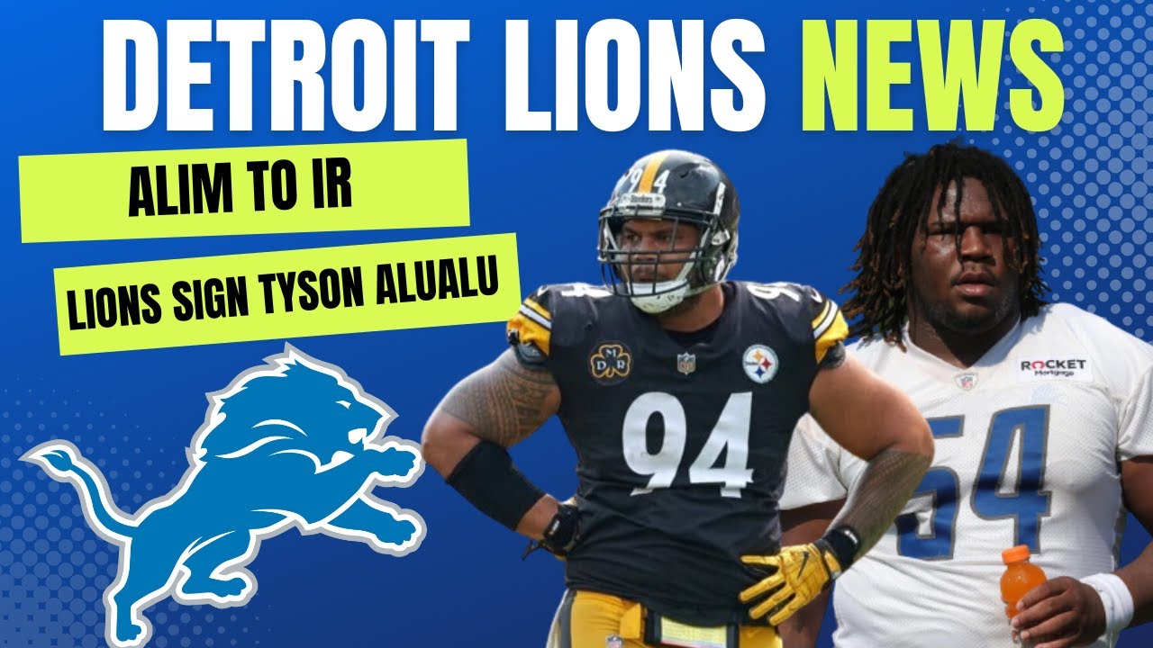 Detroit Lions Sign DT Tyson Aluala & Alim McNeill To IR | Detroit Lions News Detroit Lions Sign DT Tyson Aluala & Alim McNeill To IR | Detroit Lions News