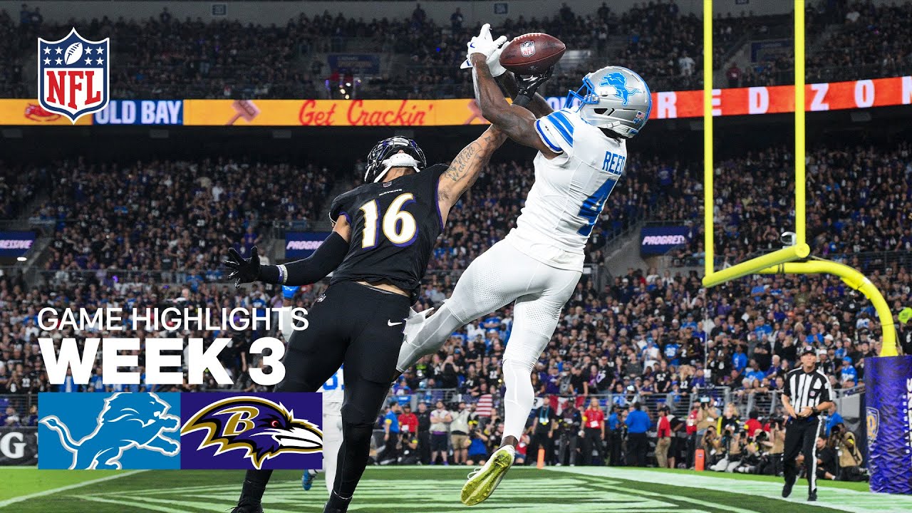 Detroit Lions vs Baltimore Ravens Game Highlights | 2025 NFL Season Week 3 Detroit Lions vs Baltimore Ravens Game Highlights | 2025 NFL Season Week 3