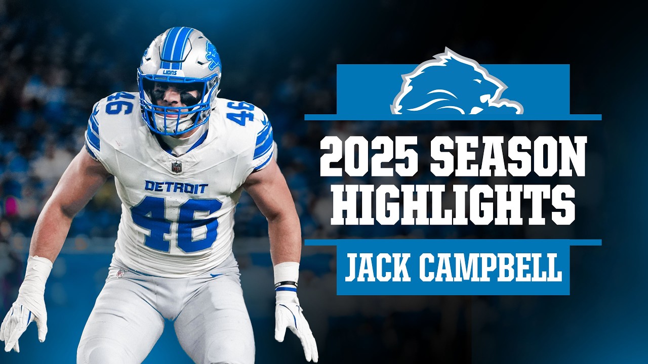 The best of Jack Campbell’s 2025 season | Detroit Lions Highlights The best of Jack Campbell’s 2025 season | Detroit Lions Highlights