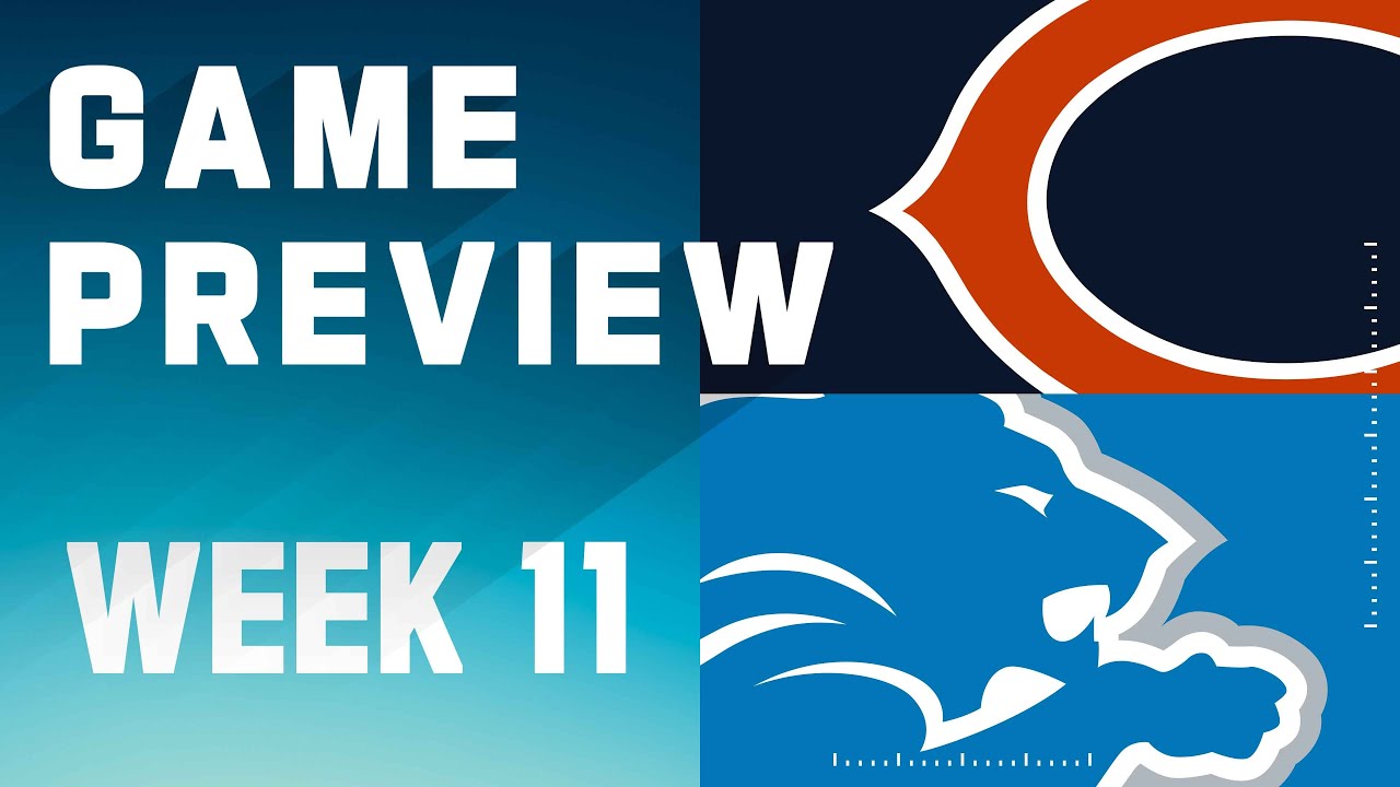 Chicago Bears vs. Detroit Lions | 2023 Week 11 Game Preview Chicago Bears vs. Detroit Lions | 2023 Week 11 Game Preview