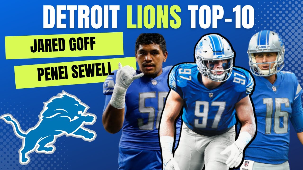 Detroit Lions Top 10 Players For The 2023 NFL Season Reaction Detroit Lions Top 10 Players For The 2023 NFL Season Reaction