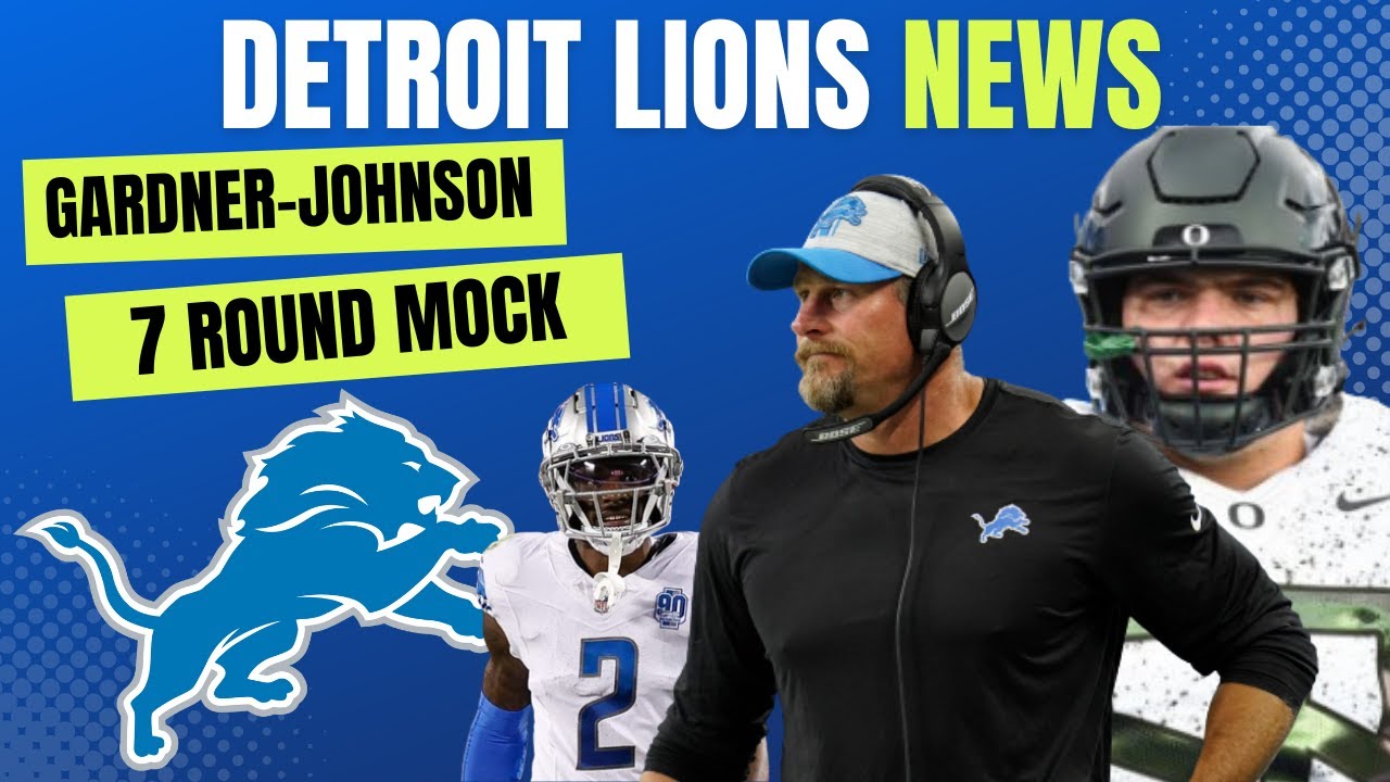 Detroit Lions News: C.J. Gardner-Johnson Takes Shots At Lions, Lions 7-Round Mock Draft + Campbell Detroit Lions News: C.J. Gardner-Johnson Takes Shots At Lions, Lions 7-Round Mock Draft + Campbell