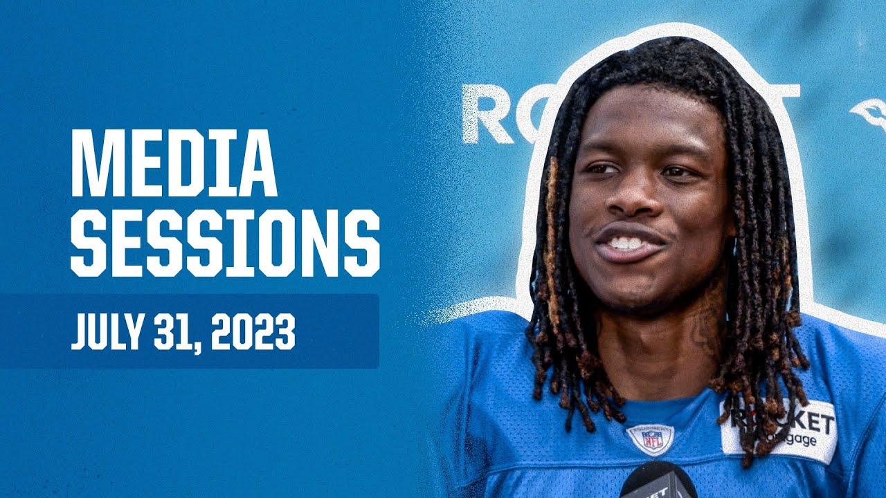 Detroit Lions players meet with the media on July 31 | 2023 Training Camp Day 8 Detroit Lions players meet with the media on July 31 | 2023 Training Camp Day 8