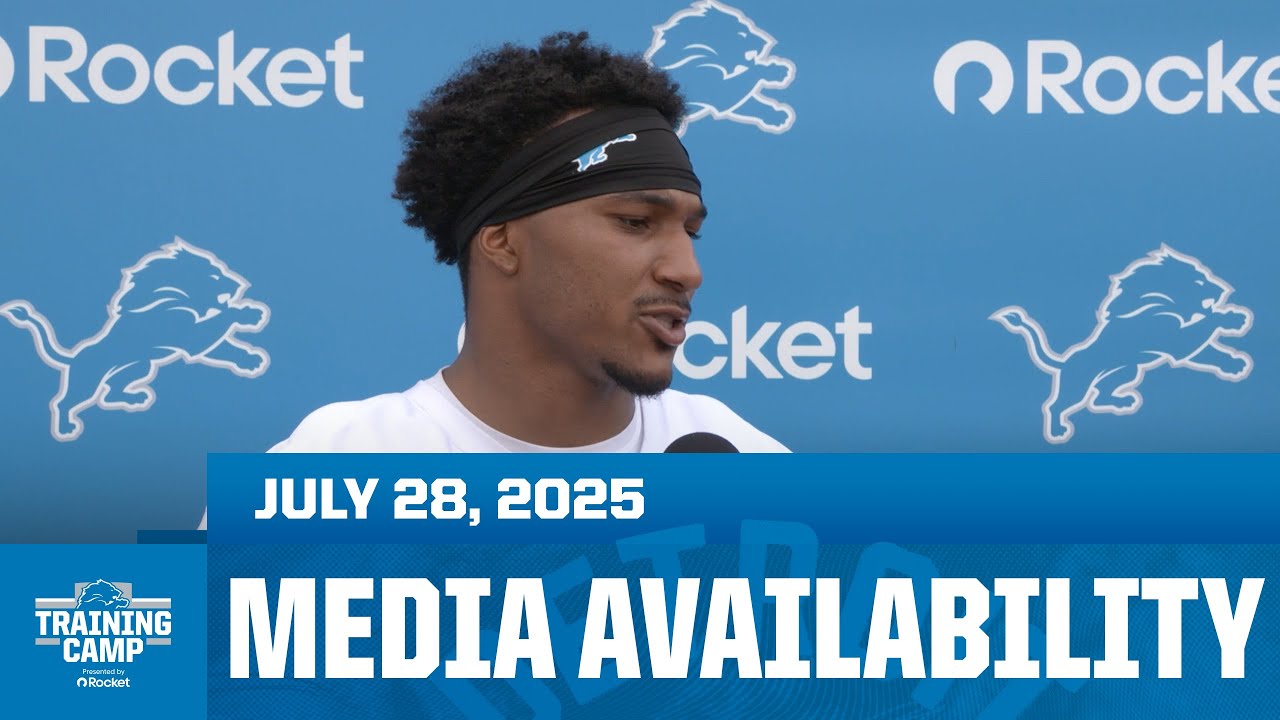 Detroit Lions players meet with the media on July 28 | 2025 Training Camp Day 7 Detroit Lions players meet with the media on July 28 | 2025 Training Camp Day 7