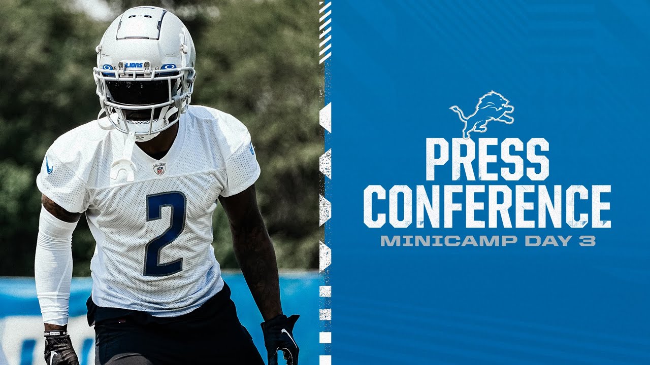 Detroit Lions players meet with the media on June 8 Detroit Lions players meet with the media on June 8
