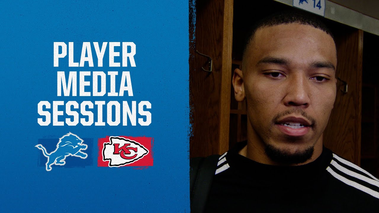 Detroit Lions players meet with the media | 2023 Week 1: Lions vs. Chiefs Detroit Lions players meet with the media | 2023 Week 1: Lions vs. Chiefs
