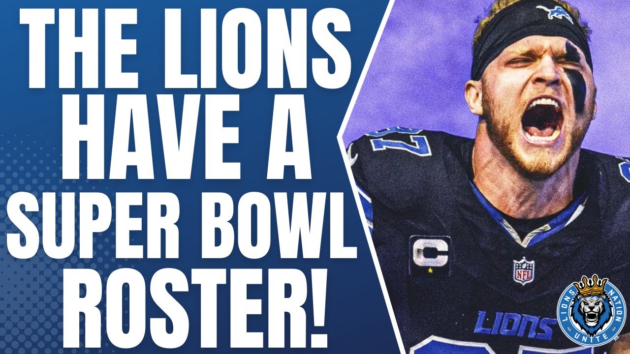 THE DETROIT LIONS ARE BUILT FOR A SUPER BOWL! THE DETROIT LIONS ARE BUILT FOR A SUPER BOWL!