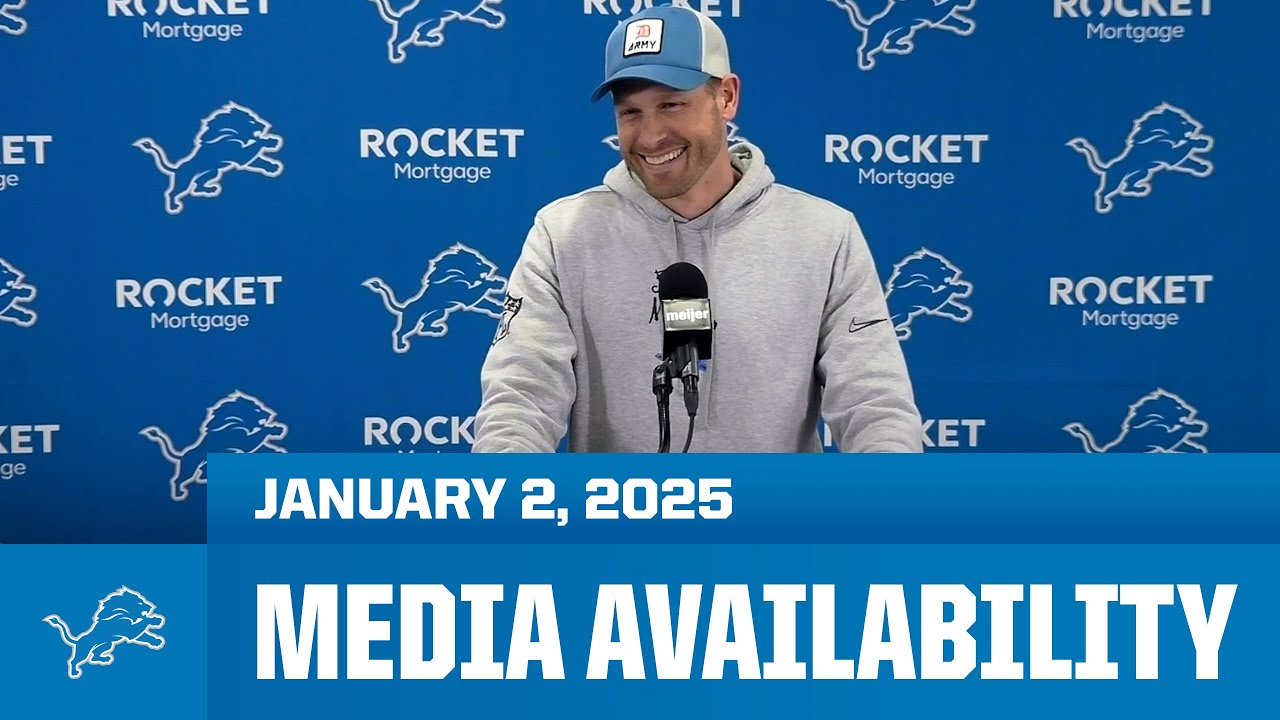 Detroit Lions coordinators meet with the media | January 2, 2025 Detroit Lions coordinators meet with the media | January 2, 2025