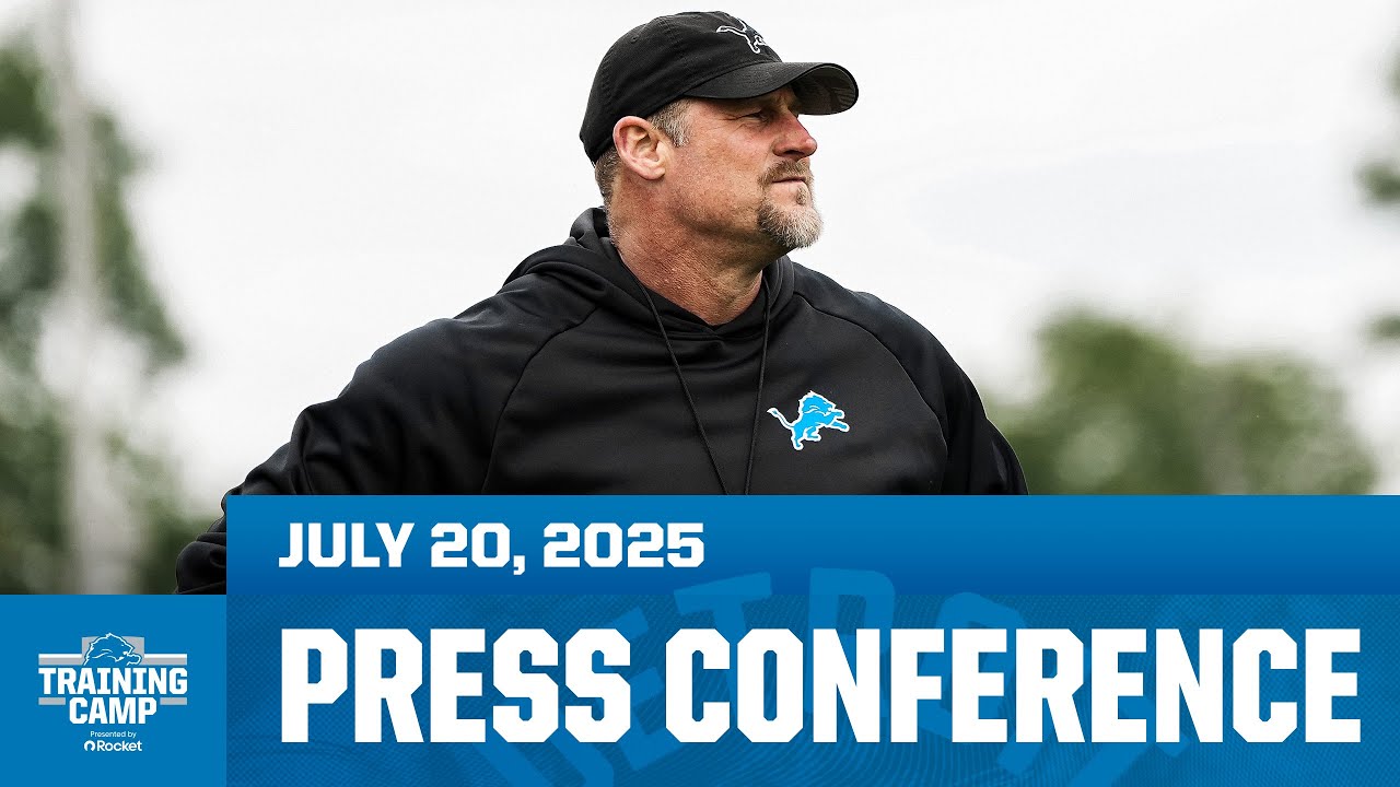 Dan Campbell Press Conference | July 20, 2025 Dan Campbell Press Conference | July 20, 2025