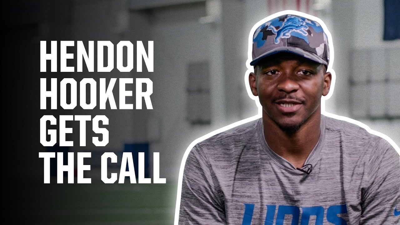 Hendon Hooker gets the call from the Detroit Lions Hendon Hooker gets the call from the Detroit Lions