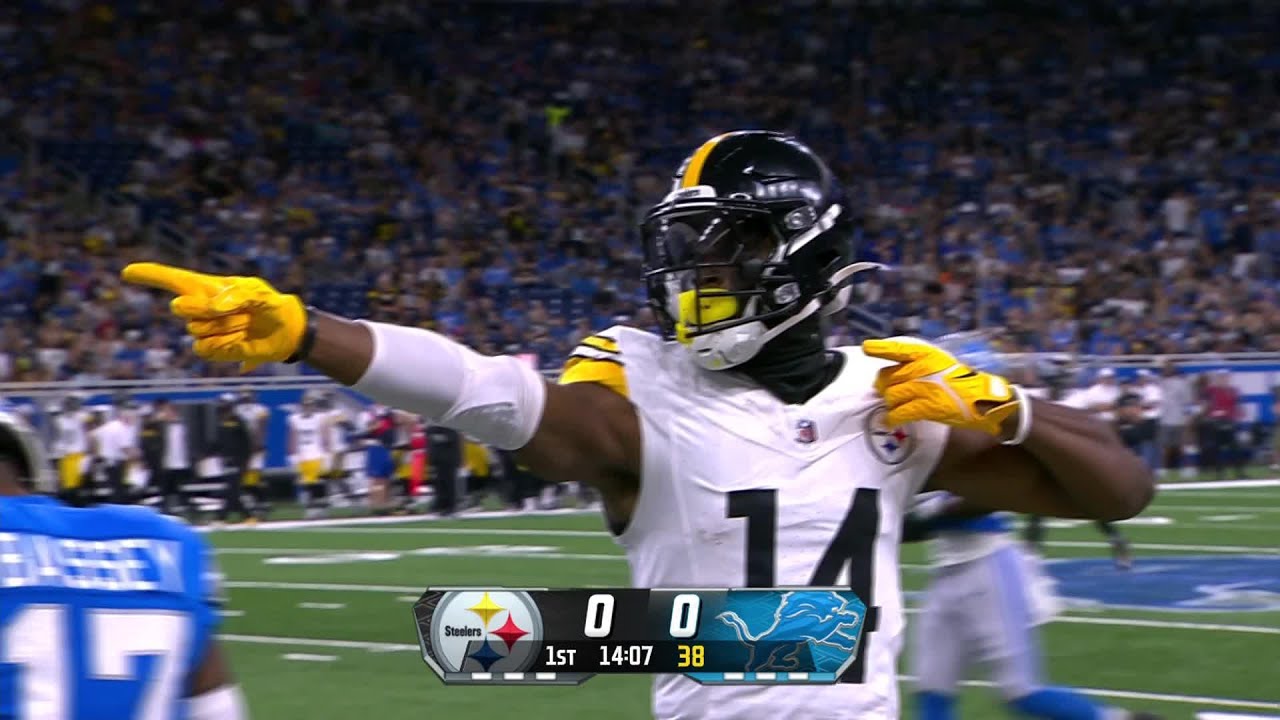 Russell Wilson and George Pickens go deep for 31-yard strike vs. Lions Russell Wilson and George Pickens go deep for 31-yard strike vs. Lions