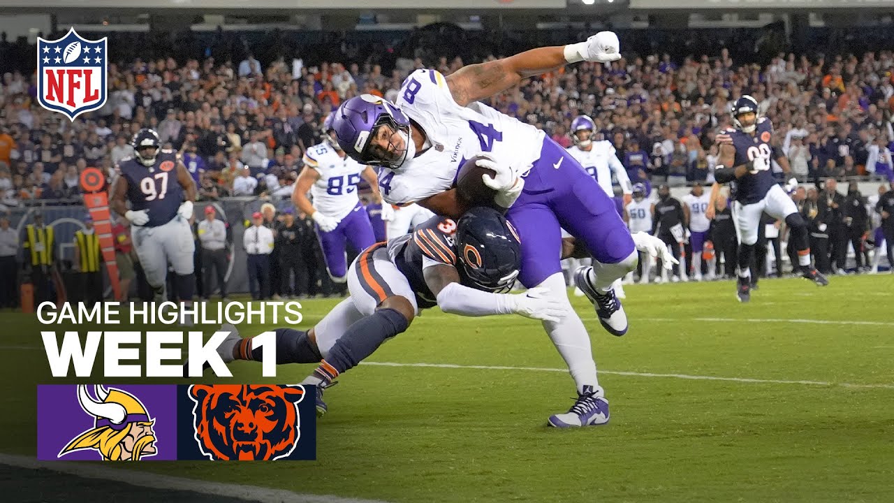 Minnesota Vikings vs Chicago Bears Game Highlights | NFL 2025 Season Week 1 Minnesota Vikings vs Chicago Bears Game Highlights | NFL 2025 Season Week 1