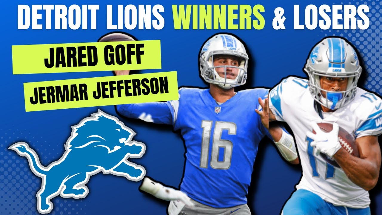 Detroit Lions WInners & Losers After The 2023 NFL Draft Ft. Jared Goff, Jonah Jackson, & Jefferson Detroit Lions WInners & Losers After The 2023 NFL Draft Ft. Jared Goff, Jonah Jackson, & Jefferson