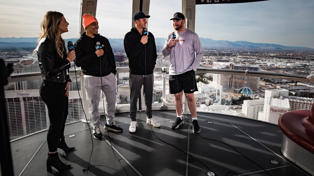Pro Bowlers St. Brown, Goff and Ragnow in Las Vegas | Off the Record with Dannie Rogers Episode 17 Pro Bowlers St. Brown, Goff and Ragnow in Las Vegas | Off the Record with Dannie Rogers Episode 17