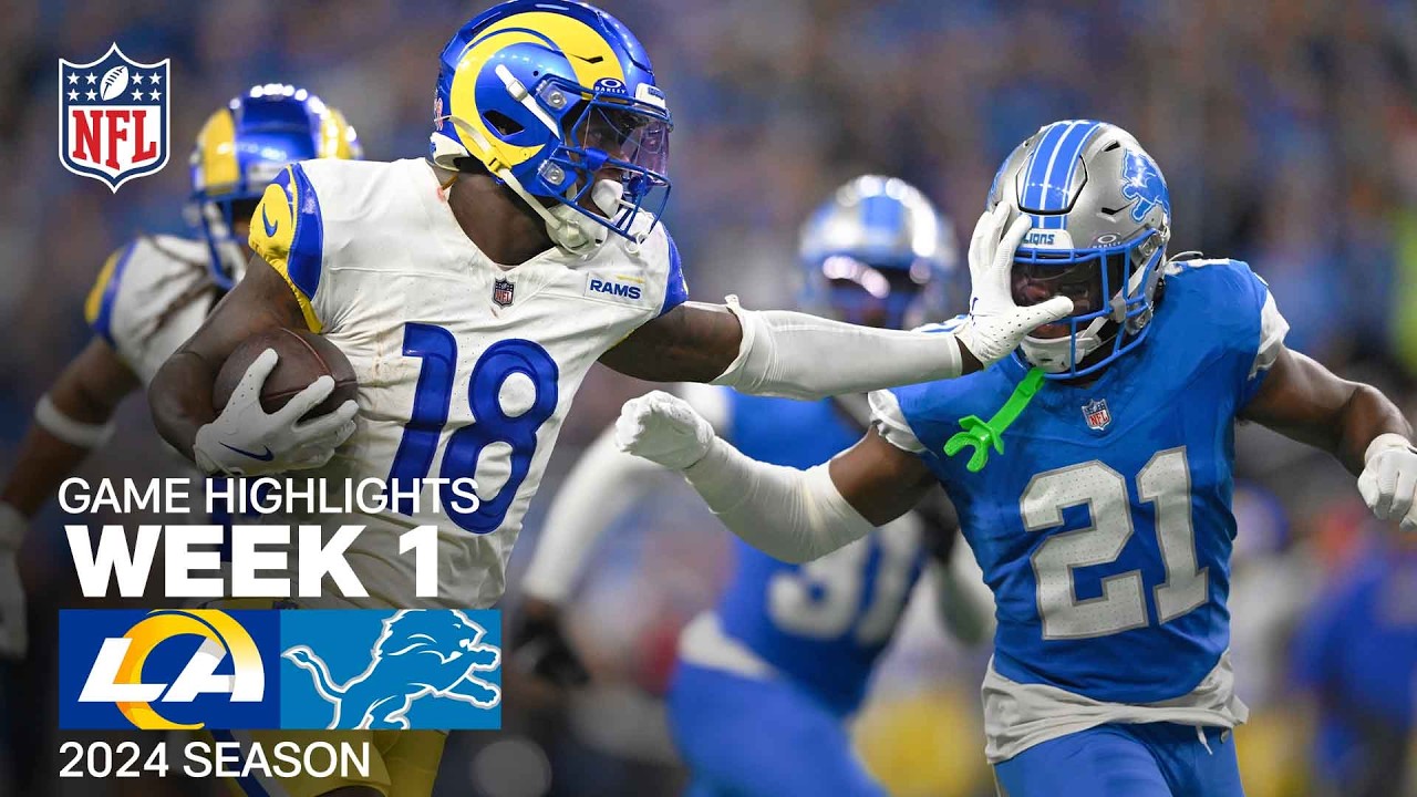 Los Angeles Rams vs. Detroit Lions Game Highlights | NFL 2024 Season Los Angeles Rams vs. Detroit Lions Game Highlights | NFL 2024 Season