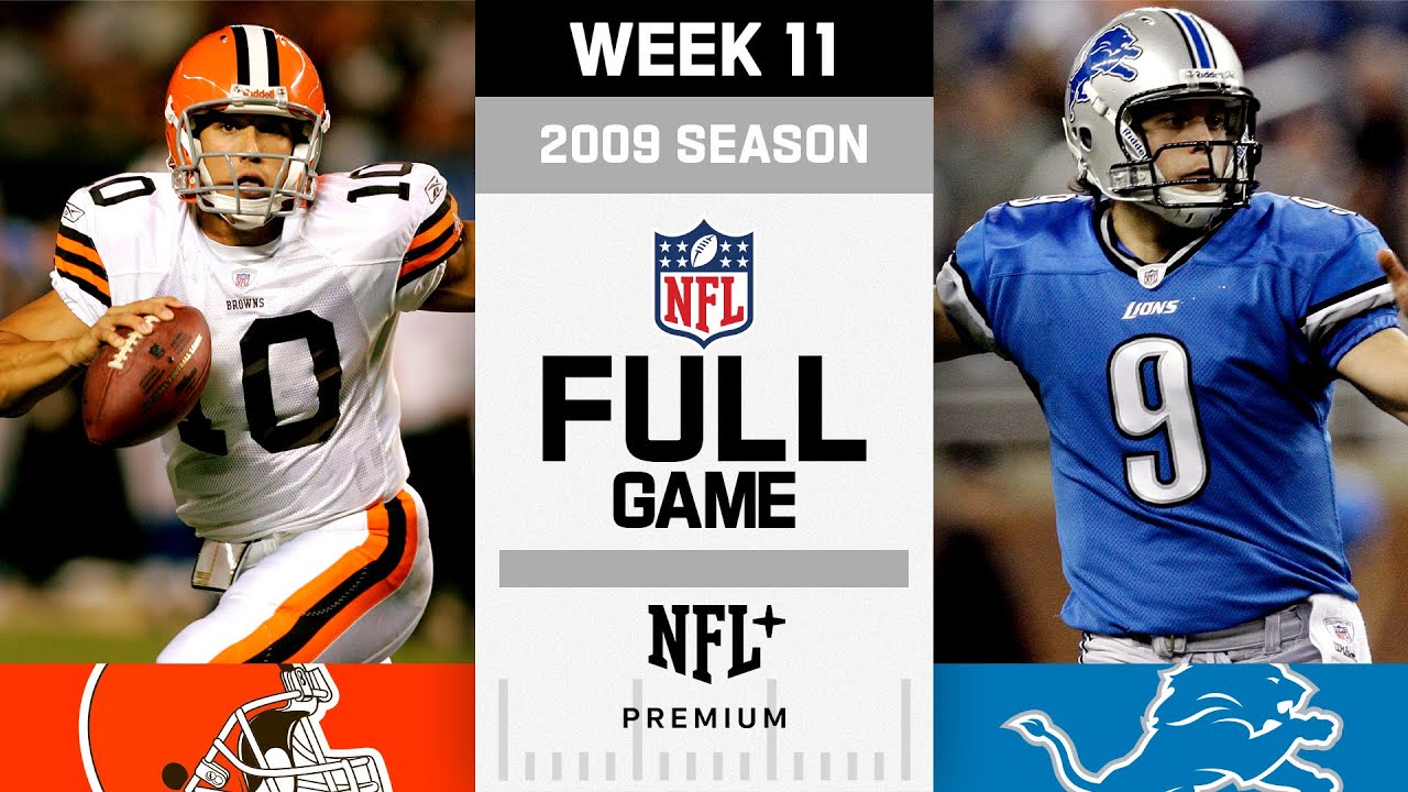 The Most Unexpected Shootout! Cleveland Browns vs Detroit Lions FULL GAME | NFL 2009 Season Week 11 The Most Unexpected Shootout! Cleveland Browns vs Detroit Lions FULL GAME | NFL 2009 Season Week 11
