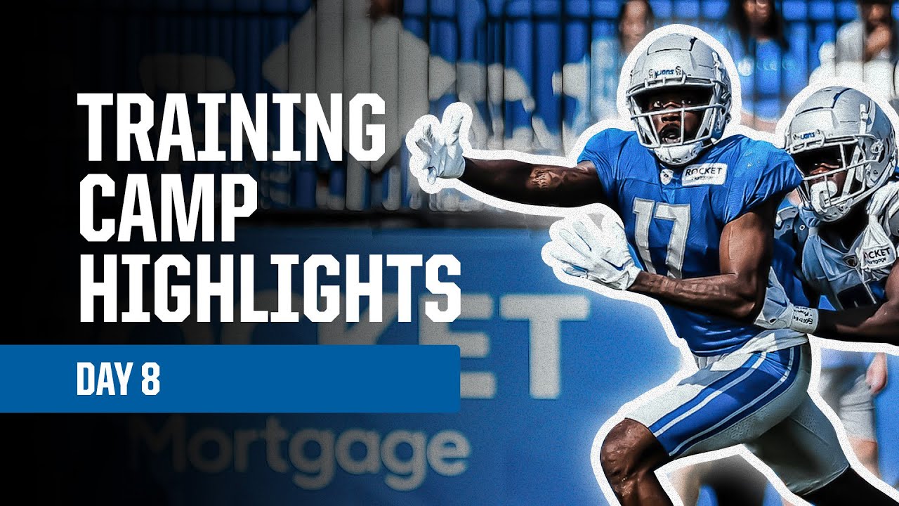 2023 Detroit Lions Training Camp Highlights: Day 8 2023 Detroit Lions Training Camp Highlights: Day 8
