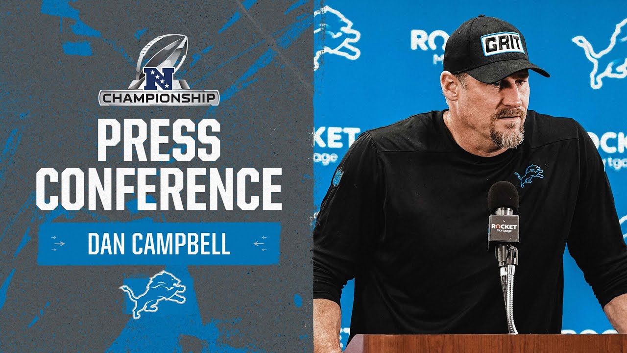 Dan Campbell Press Conference | Jan. 26, 2024 Dan Campbell Press Conference | Jan. 26, 2024
