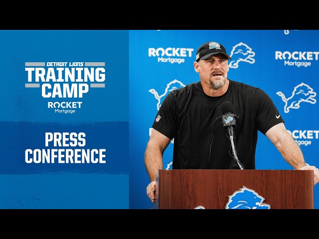 2023 Detroit Lions Training Camp Day 1: Dan Campbell Press Conference 2023 Detroit Lions Training Camp Day 1: Dan Campbell Press Conference