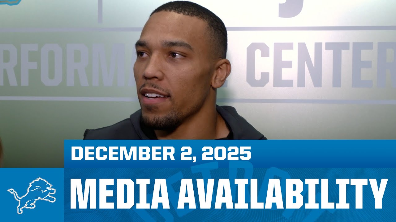 Amon-Ra St. Brown meets with the media | December 2, 2025 Amon-Ra St. Brown meets with the media | December 2, 2025