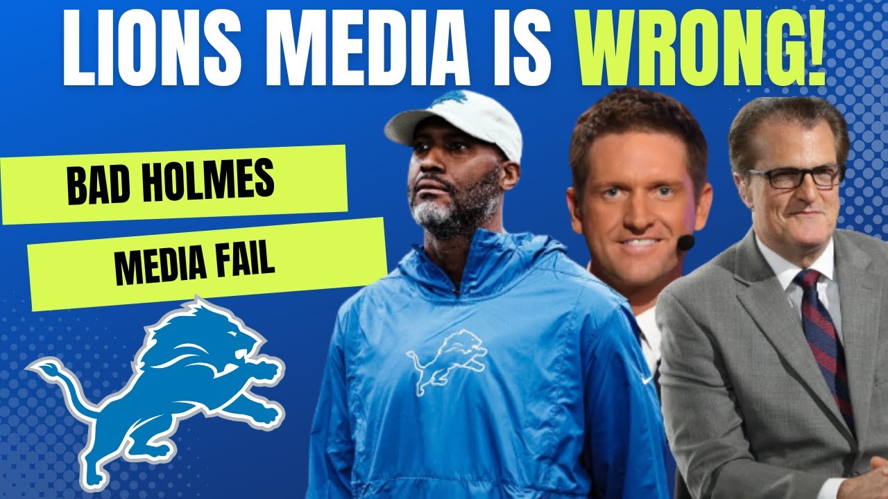 Brad Holmes Hate From Legacy Media Is Out Of Control, Media MUST Do A Better Job, Lions Fan Rant Brad Holmes Hate From Legacy Media Is Out Of Control, Media MUST Do A Better Job, Lions Fan Rant
