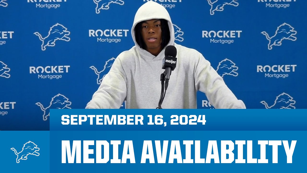 Detroit Lions players meet with the media | September 16, 2024 Detroit Lions players meet with the media | September 16, 2024