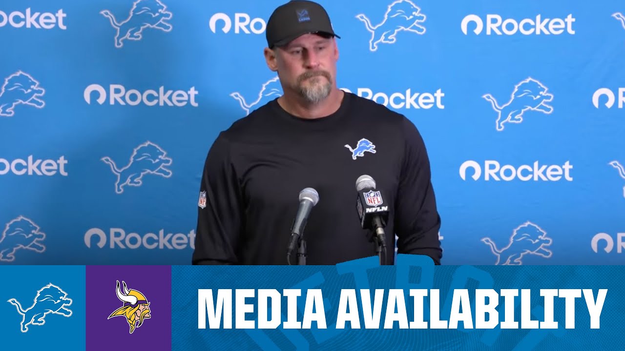 Dan Campbell postgame media availability | 2025 NFL Regular Season Week 17: Lions at Vikings Dan Campbell postgame media availability | 2025 NFL Regular Season Week 17: Lions at Vikings