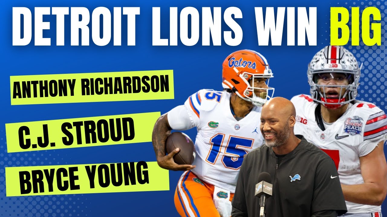 Lions Got GREAT News From The NFL Combine Ft. Anthony Richardson, C.J. Stroud, and Will Levis Lions Got GREAT News From The NFL Combine Ft. Anthony Richardson, C.J. Stroud, and Will Levis