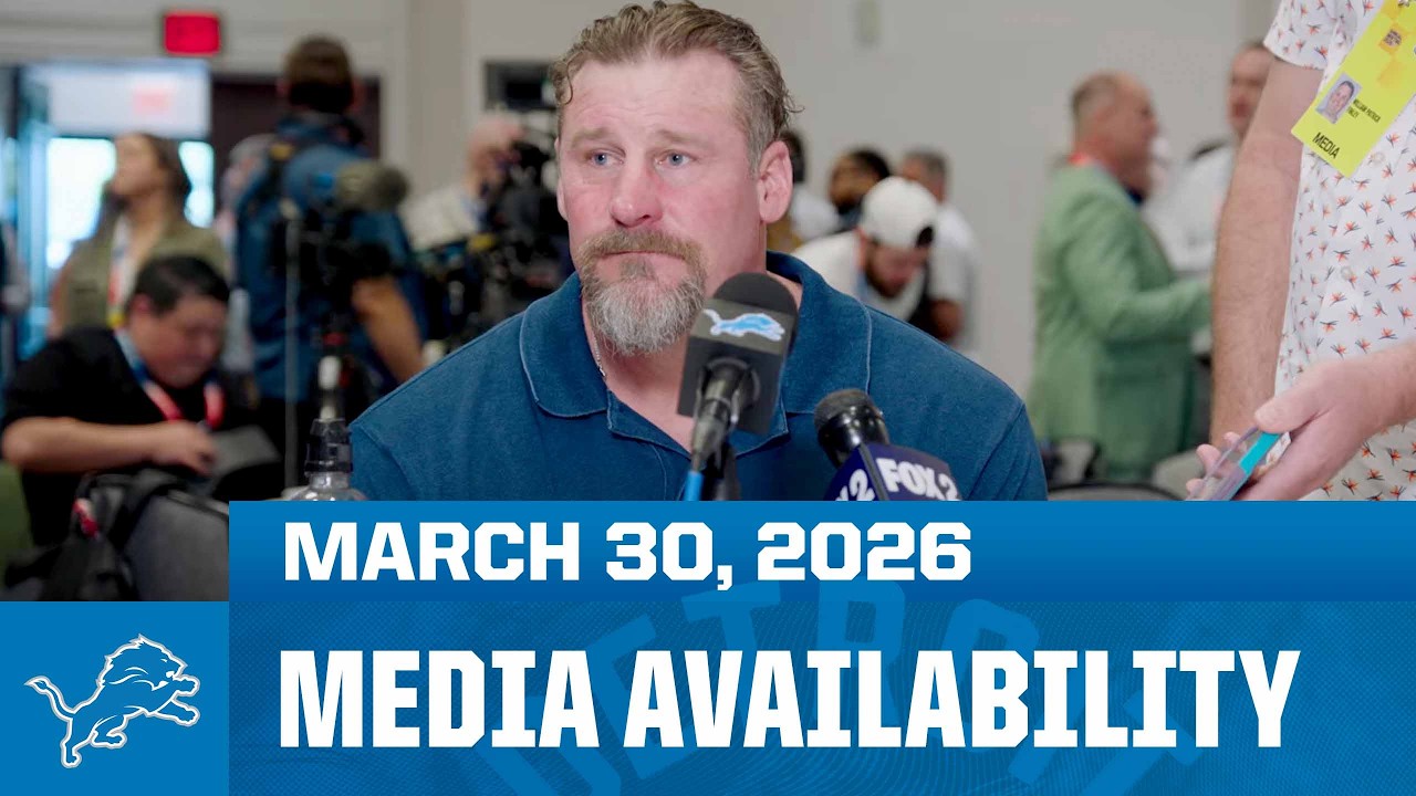 Dan Campbell media availability at NFL League Meetings | Detroit Lions Dan Campbell media availability at NFL League Meetings | Detroit Lions