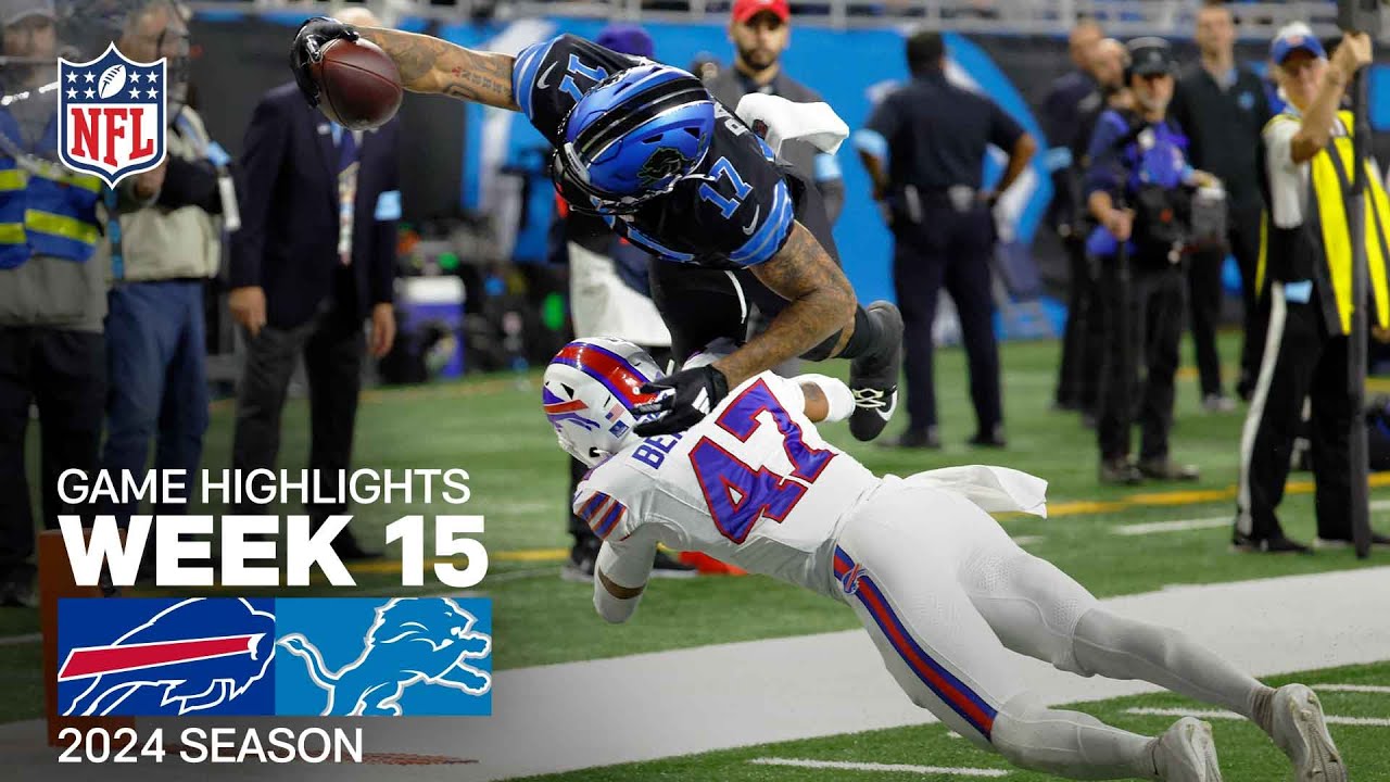 Buffalo Bills vs. Detroit Lions Game Highlights | NFL 2024 Season Week 15 Buffalo Bills vs. Detroit Lions Game Highlights | NFL 2024 Season Week 15