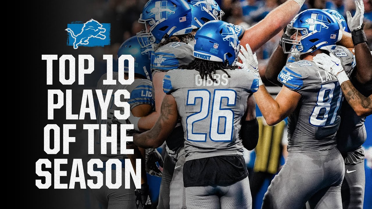 Top 10 Plays of the first half of the season | Detroit Lions Top 10 Plays of the first half of the season | Detroit Lions