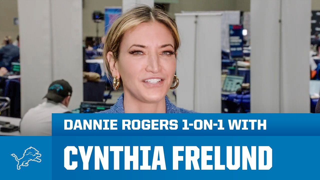 Cynthia Frelund talks offseason for the Detroit Lions | 1-on-1 with Dannie Rogers Cynthia Frelund talks offseason for the Detroit Lions | 1-on-1 with Dannie Rogers